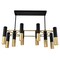 Cwi Lighting Anem 10 Light Down Chandelier With Matte Black & Satin Gold Finish 1015P32-10-129 - alternate 4